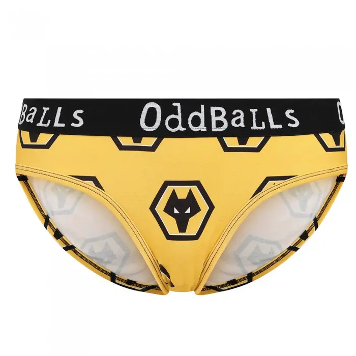 Wolverhampton Wanderers Fan Shop | OddBalls Ladies Brief Collection Official Wolves Fan Gear